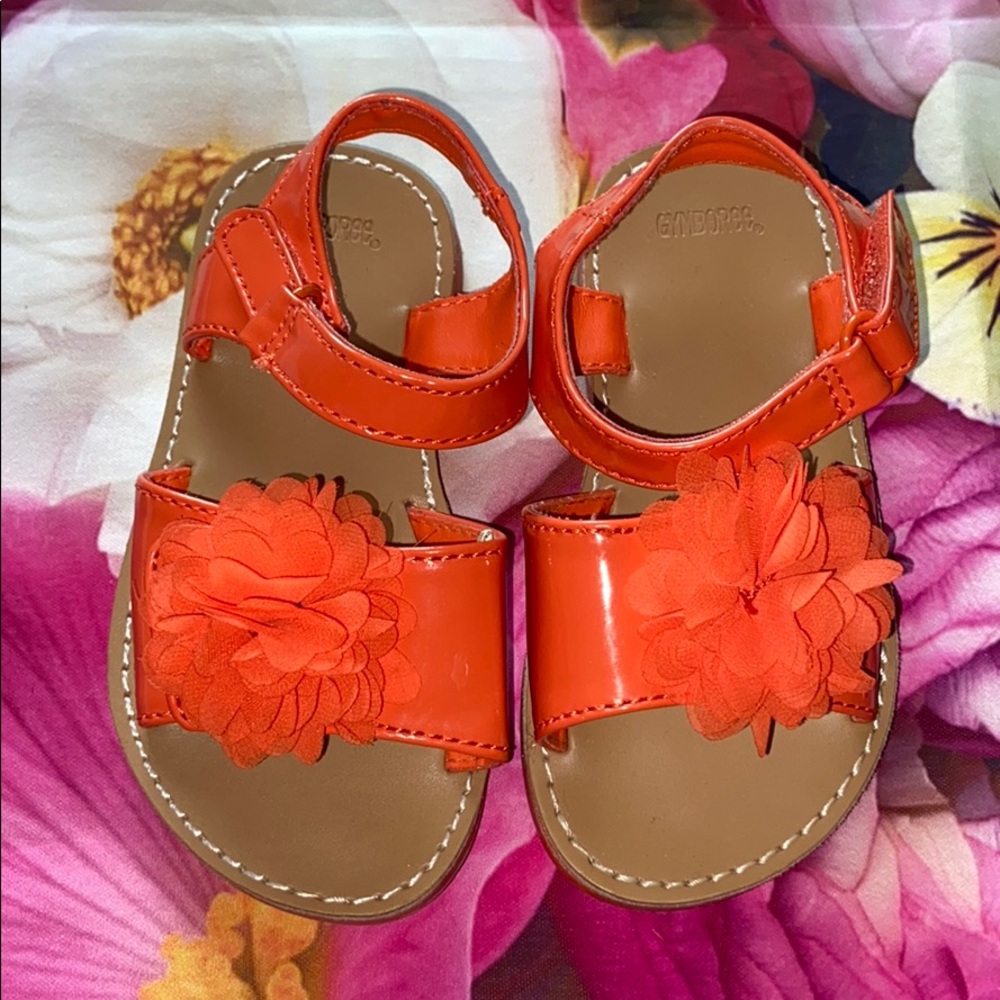Gymboree Orange Sandal! Size 6 🌻